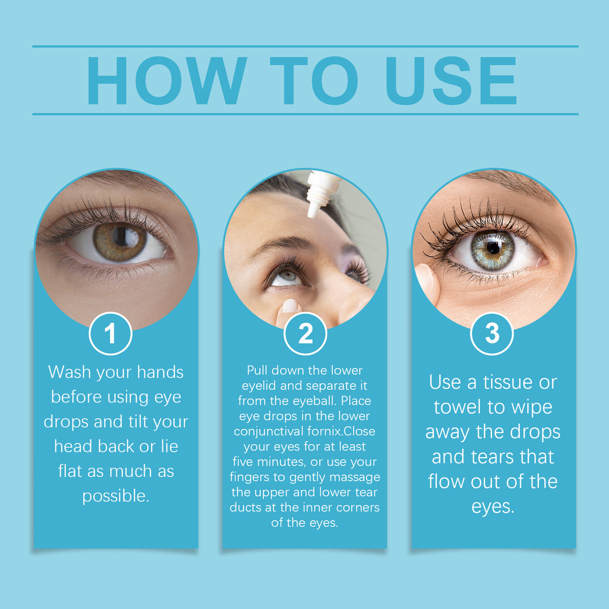 Eye Care Solution Gentle Moisturizing Eye Relief Portable Eye Care Drops For Eye Fatigue