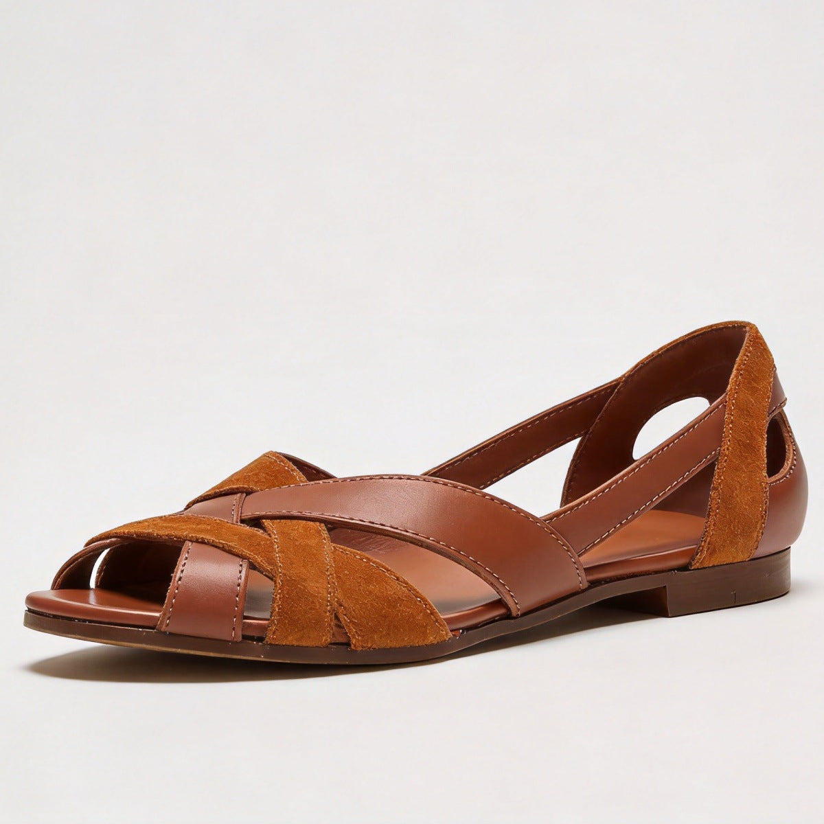 Made to order ships in 3–5 days Hollow-out Birdcage Flat Sole Breathable Mesh Sandals Beach Shoes