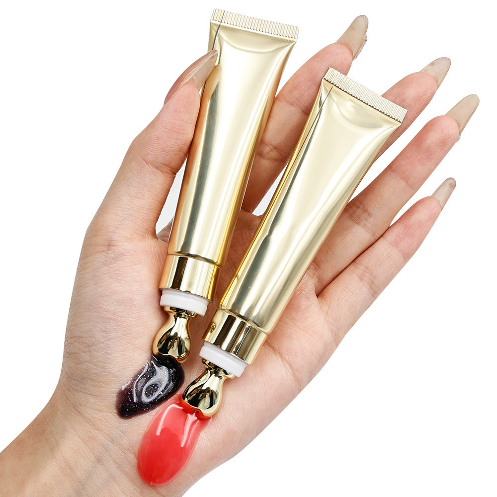 Squeeze Tube Plumping Lip Oil - 15ml Moisturizing Tinted Lip Gloss