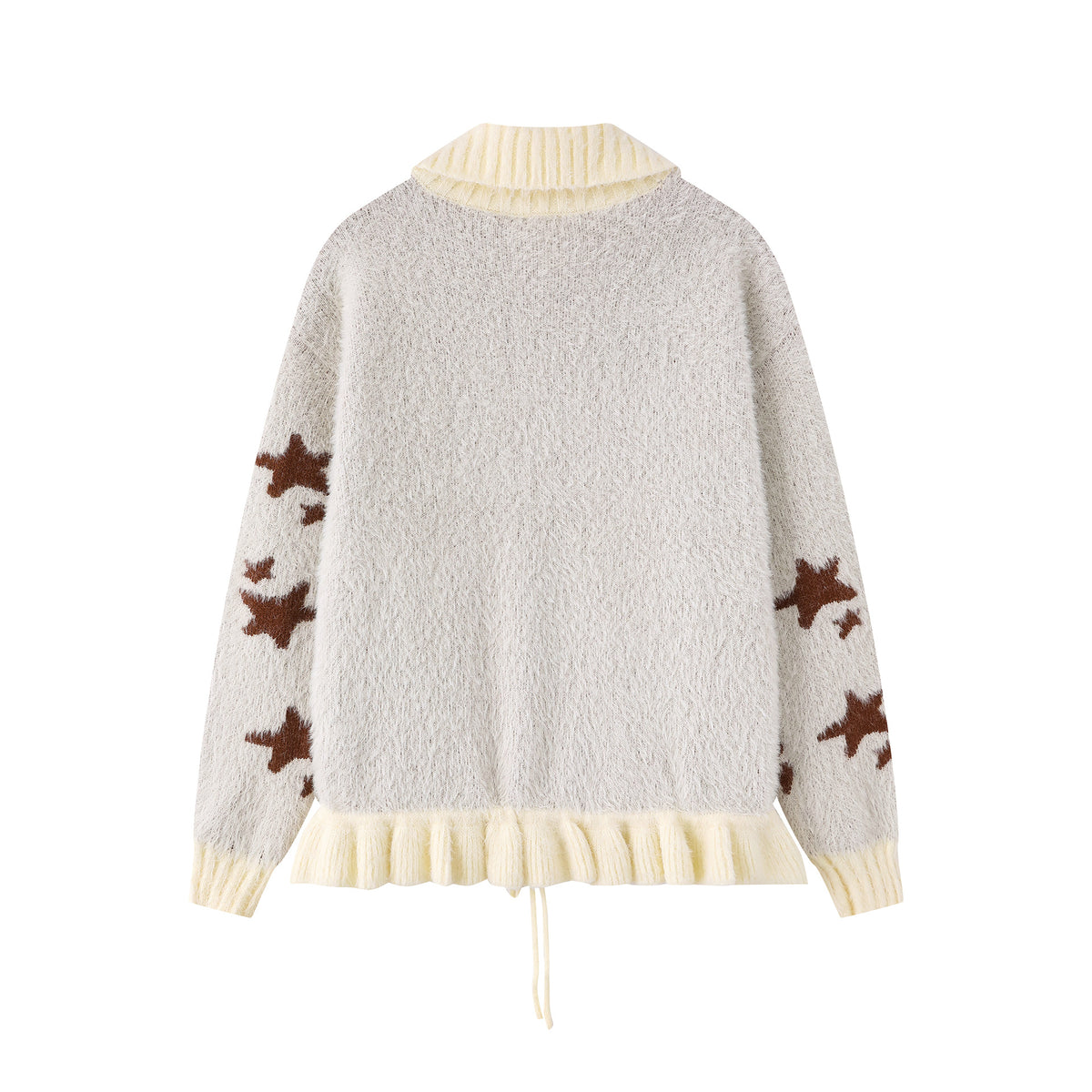 Cartoon puppy embroidered sweater