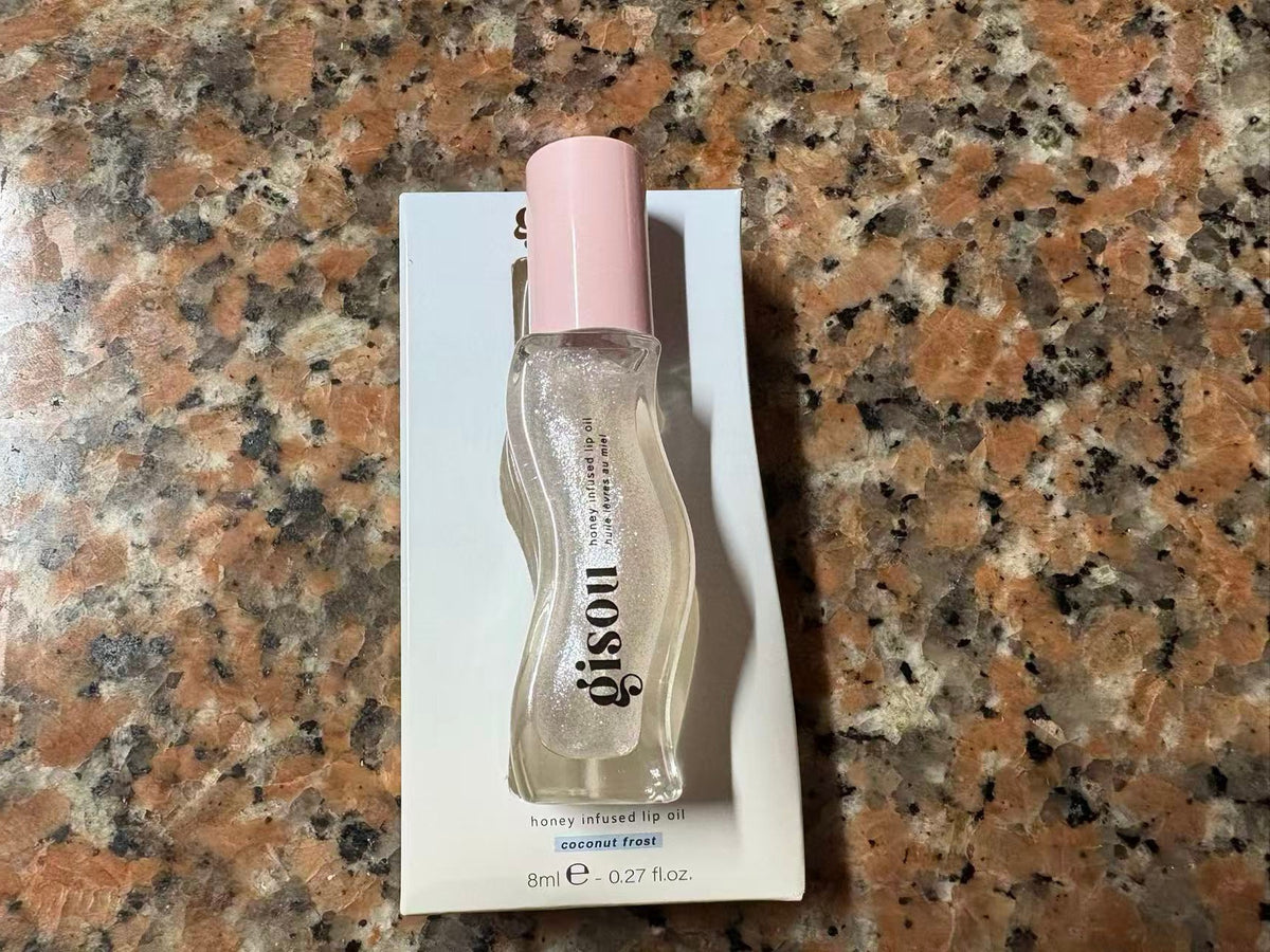Gisou Watermelon Honey Coconut Strawberry Lip Oil Moisturizing Repair Plumping Brightening Lip Gloss 8ml