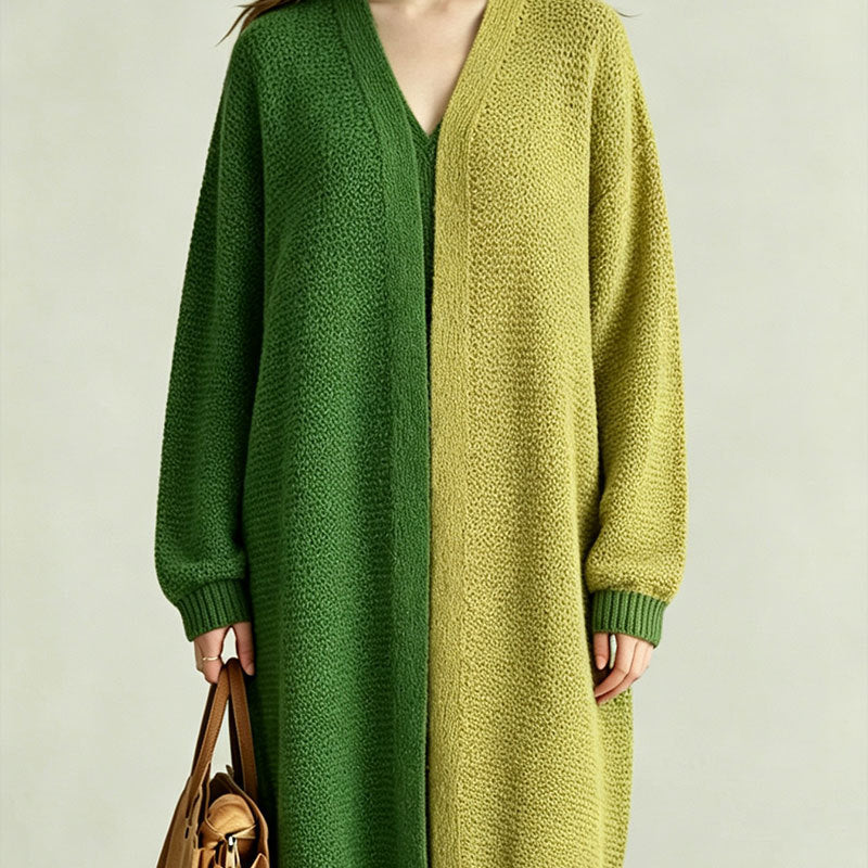 Versatile lazy style loose cardigan sweater jacket