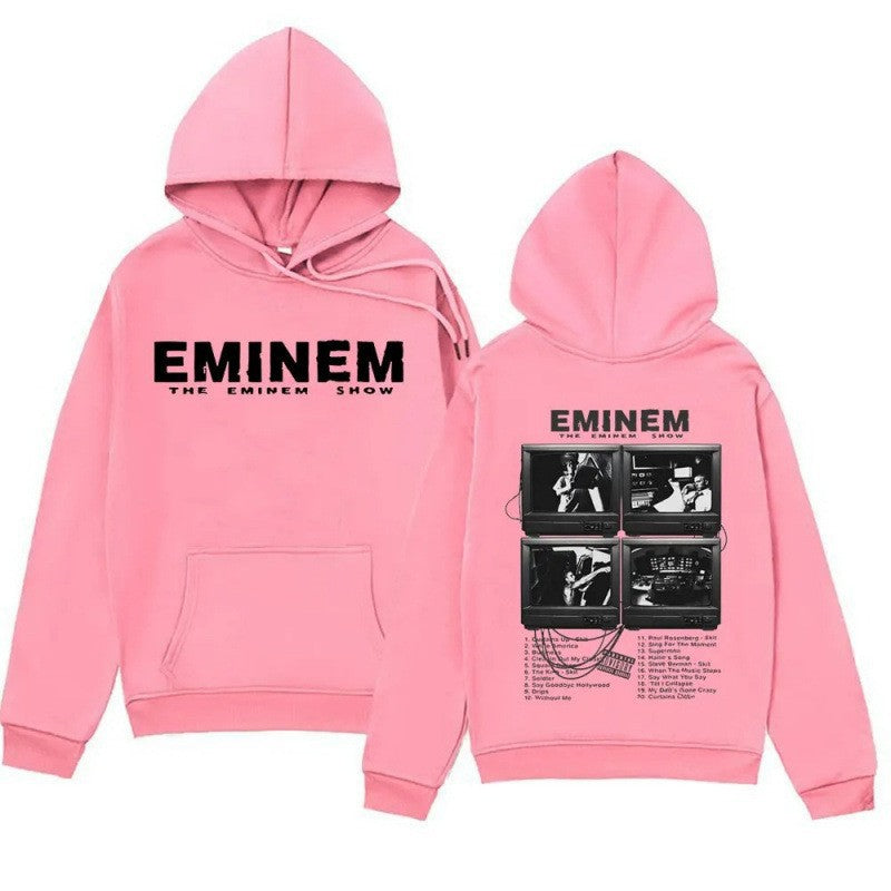 Rapper Eminem Music Album Hoodies World Tour Gift for Fan Gr
