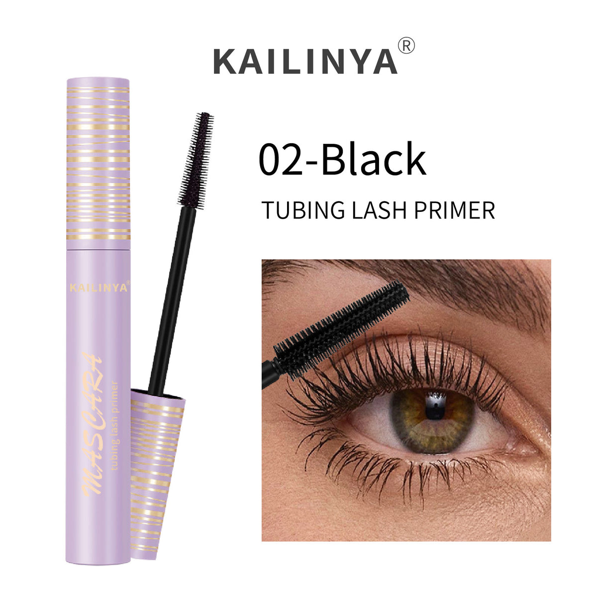 Best-selling Volumizing and Lengthening Mascara Base, Smudge-proof, Long-lasting, Waterproof, Lash-Extending