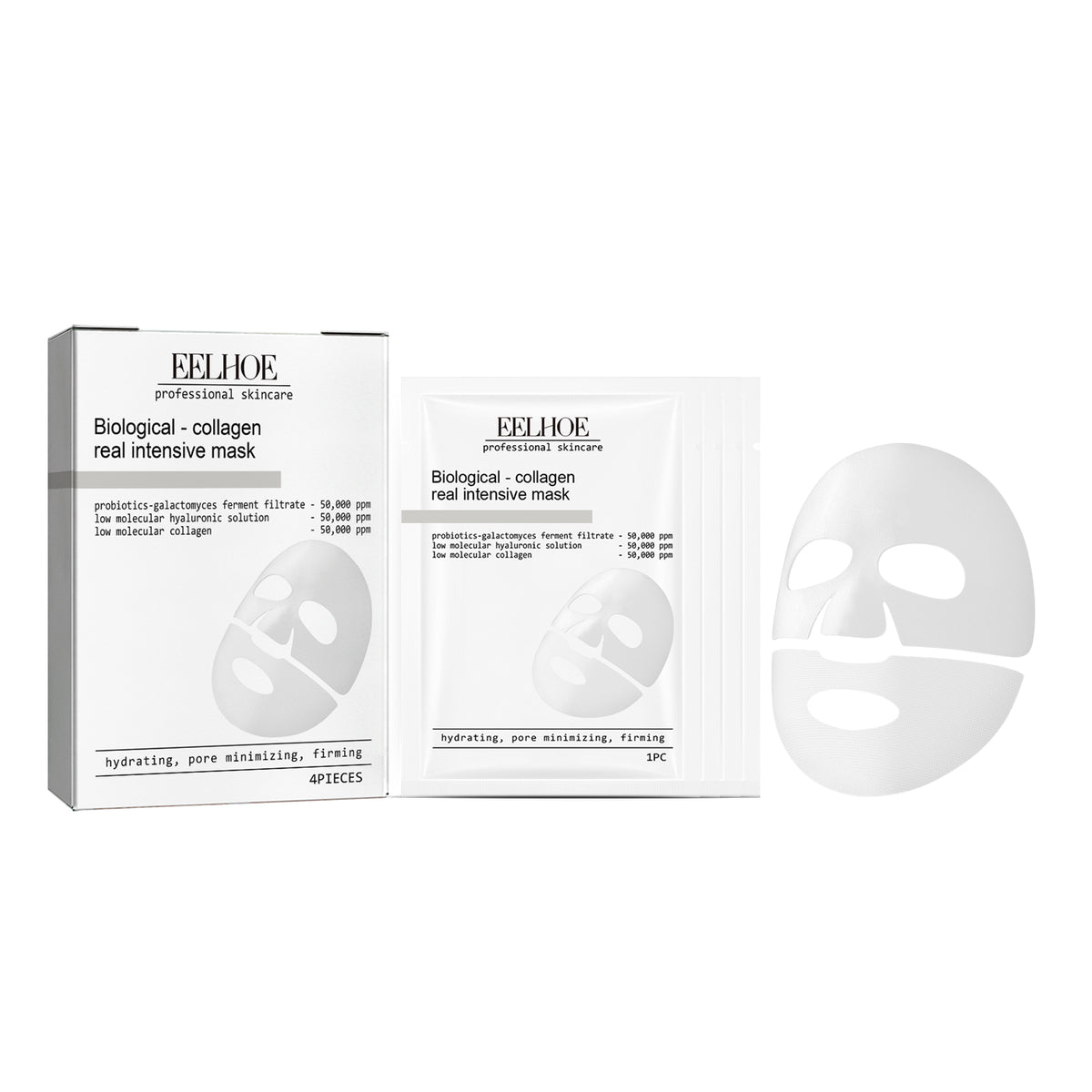 EELHOE Firming Collagen Mask (Box Set) Moisturizing, Hydrating And Firming Three-In-One Mask Nourishes And Smooths The Skin