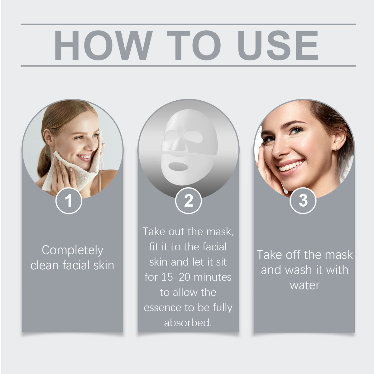 EELHOE Firming Collagen Mask (Box Set) Moisturizing, Hydrating And Firming Three-In-One Mask Nourishes And Smooths The Skin