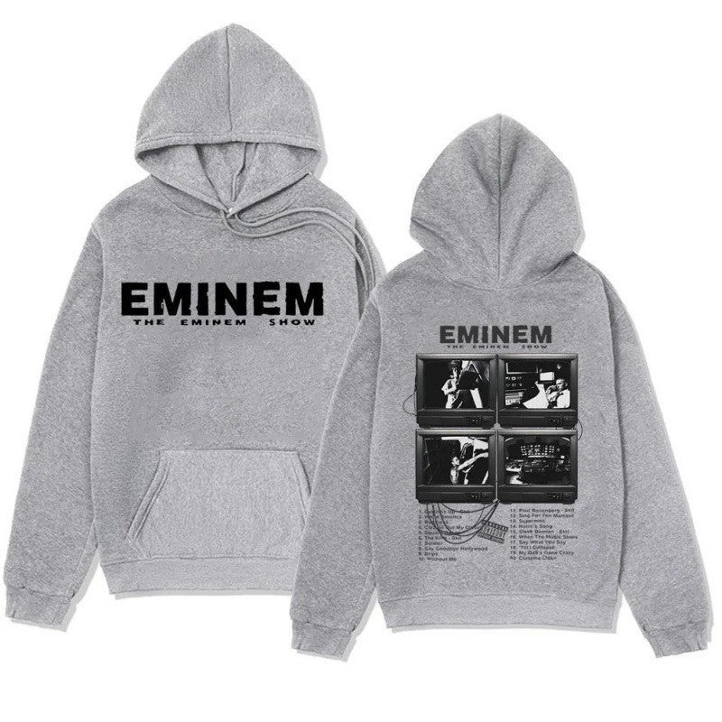 Rapper Eminem Music Album Hoodies World Tour Gift for Fan Gr