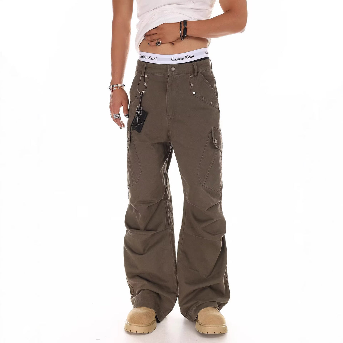 Retro Casual Cargo Pants for Men and Women