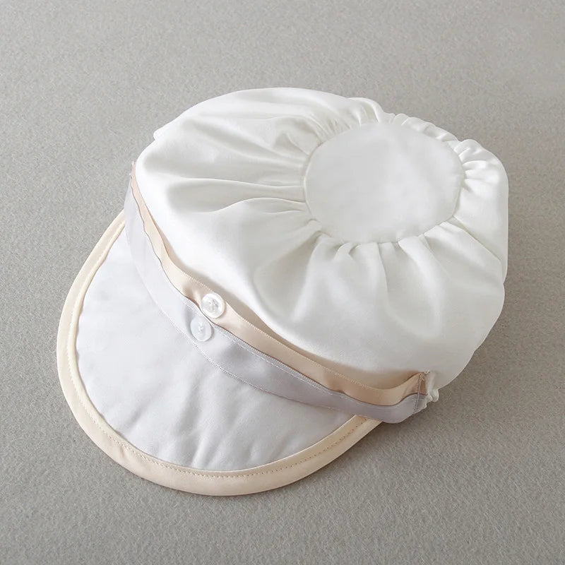 baby boy clothes white baptism baby romper set with hat turndown collar newborn first boy birthday clothing 3-24M