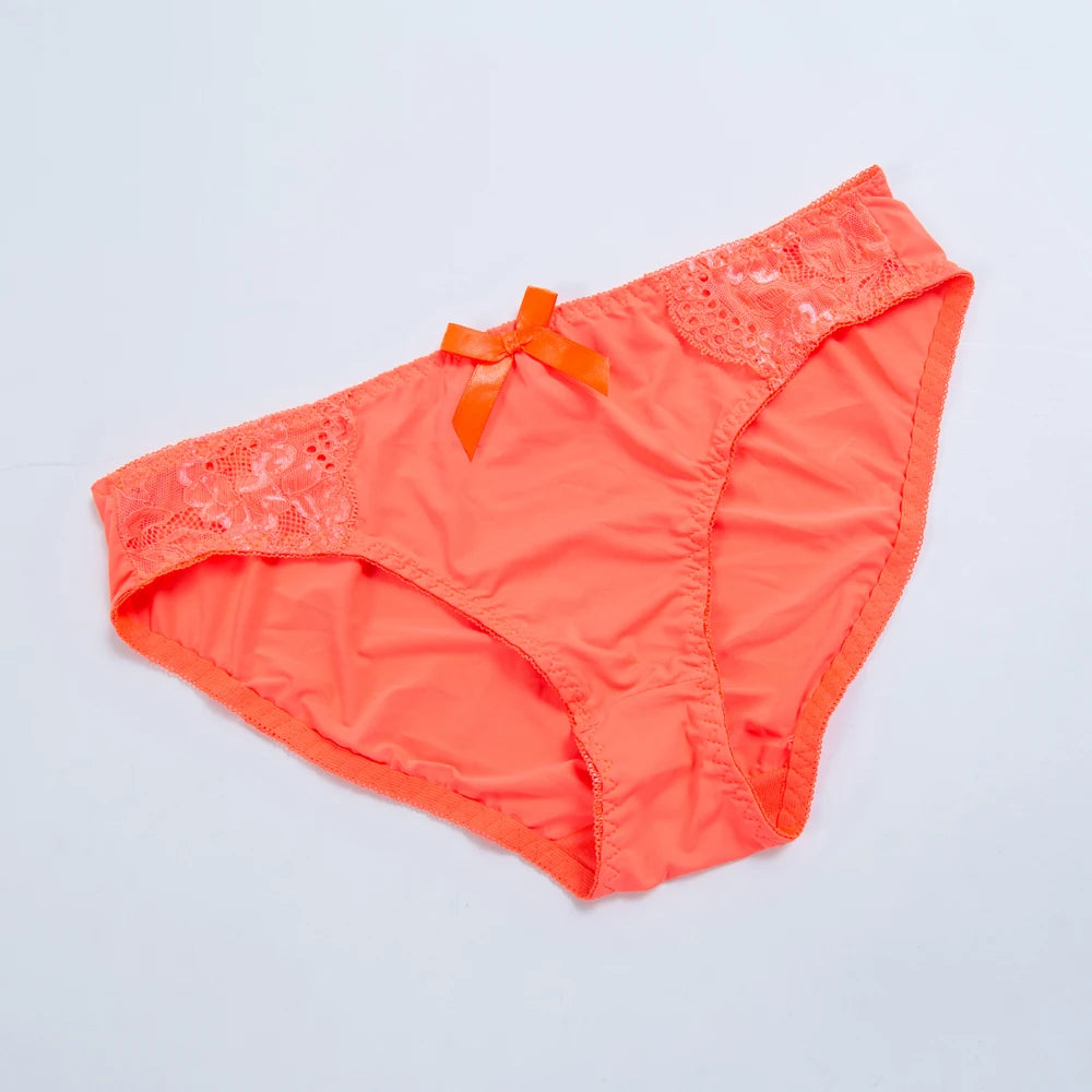 Panties For Women Seamless Panty Set Solid Invisible Underwear Low Waist Briefs