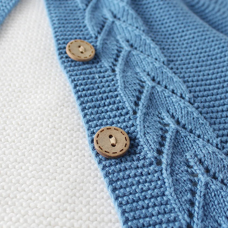 Baby Girls Clothes Autumn Baby knitted Romper Set Infant Newborn Baby Girl Cardigan Boys Sweater Cotton Baby Jumpsuit For Girls