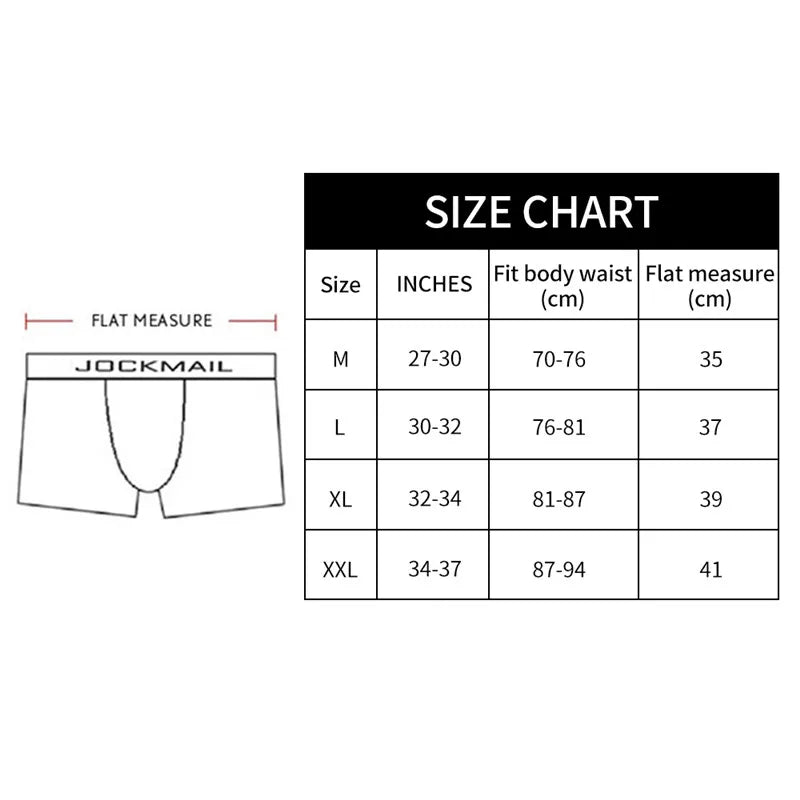 Men's Cotton Boxer Briefs Trunk Underwear with Convex Pouch Design