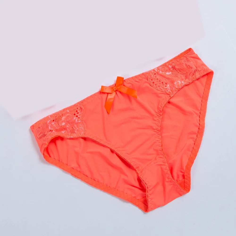 Panties For Women Seamless Panty Set Solid Invisible Underwear Low Waist Briefs