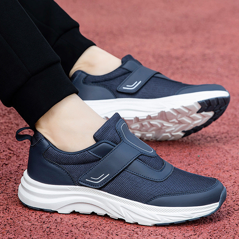 Fall Loose Senior Shoes for Big Toe Bone Bunion Swollen FeetMen's ShoesDiabetic Foot Middle-Aged and Elderly Walking Shoes Comfortable Non-Tiring Shoes