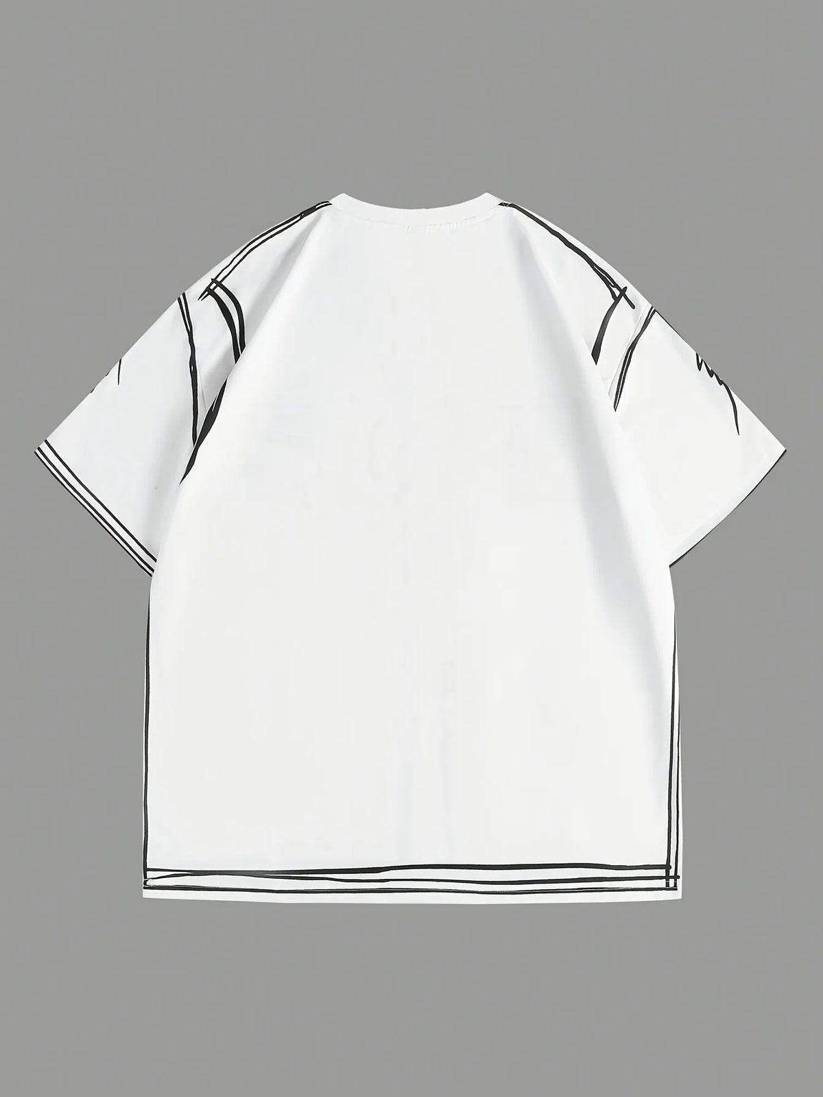 Men's Trendy Art Short Sleeved Round Neck t-Shirt, Suitable For All Seasons, Casual And Comfortable