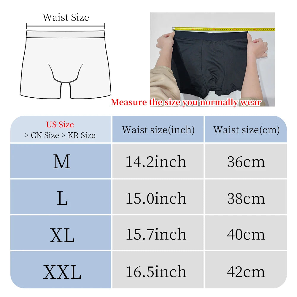Men's Boxer Briefs Funny Novelty Underwear- Breathable Underwear Boxer Shorts with Tie Prints Amusing Gift Idea for Male