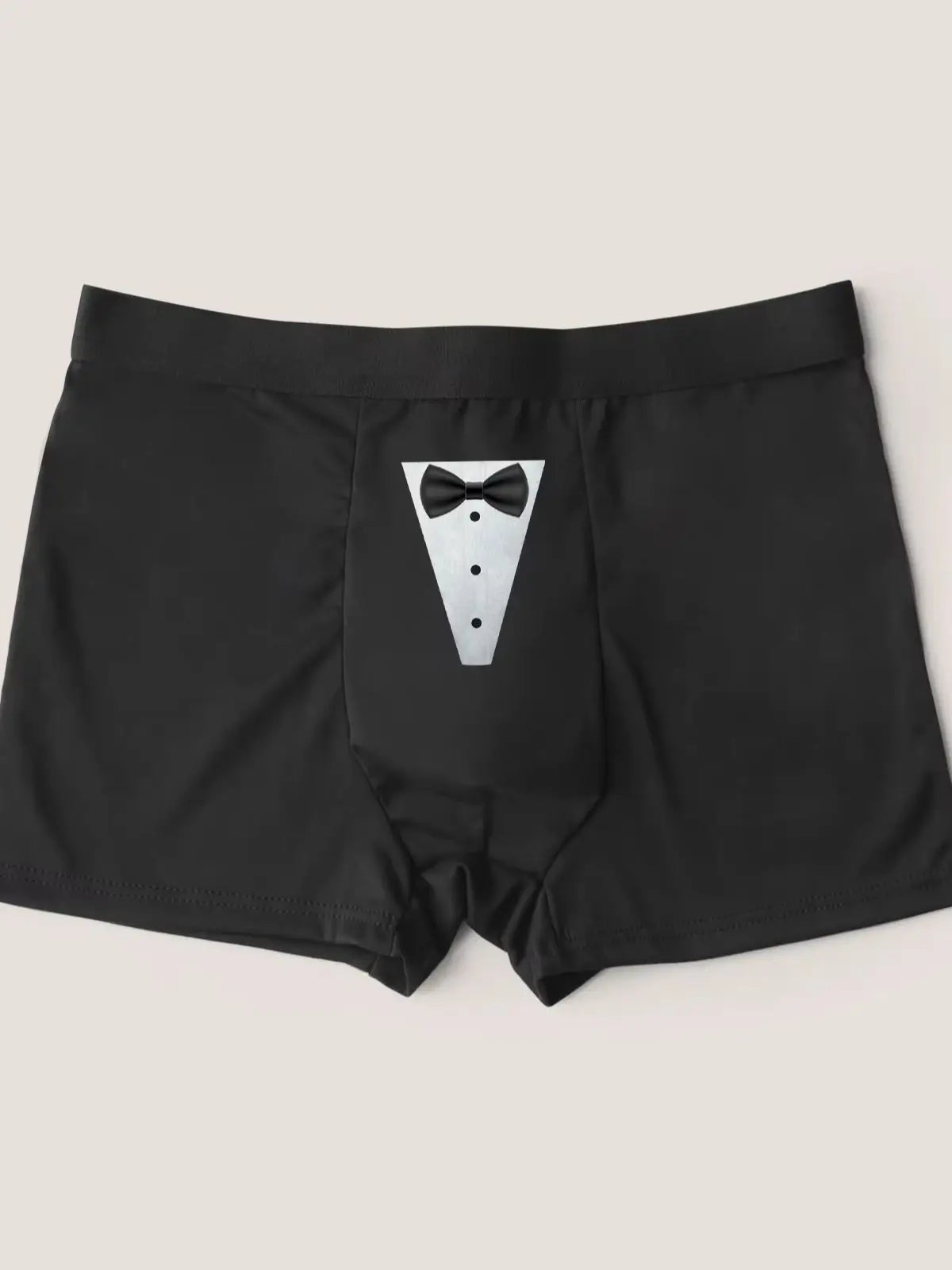 Men's Boxer Briefs Funny Novelty Underwear- Breathable Underwear Boxer Shorts with Tie Prints Amusing Gift Idea for Male