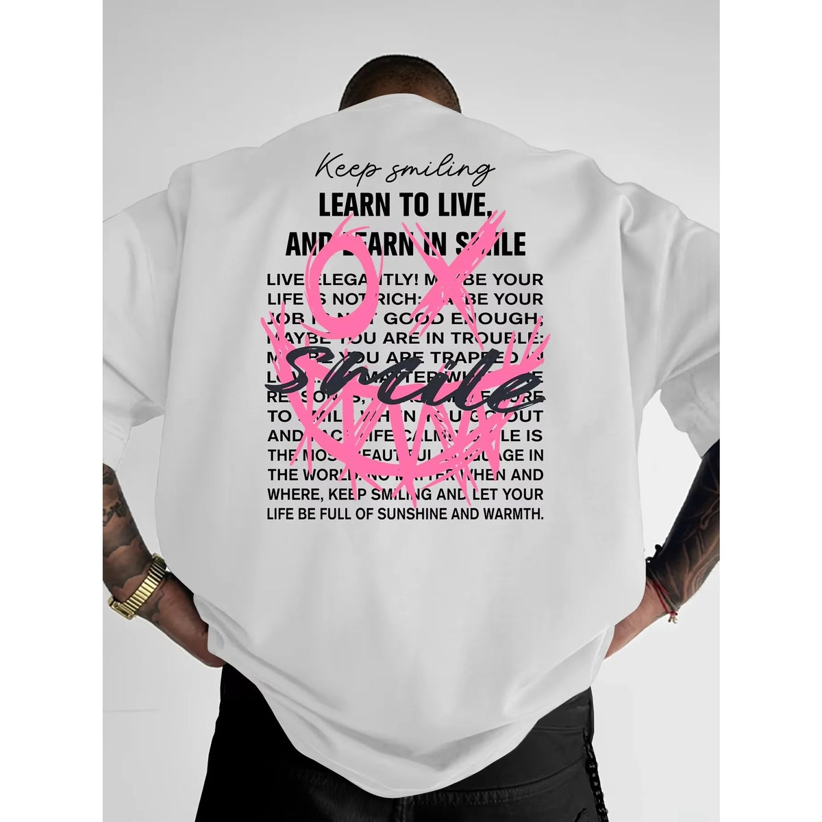 Men's Trendy Pattern Summer T-shirt Street Style Casual Cotton Suitable for Outdoor Sports and Daily Wear Men and Women T Shirt