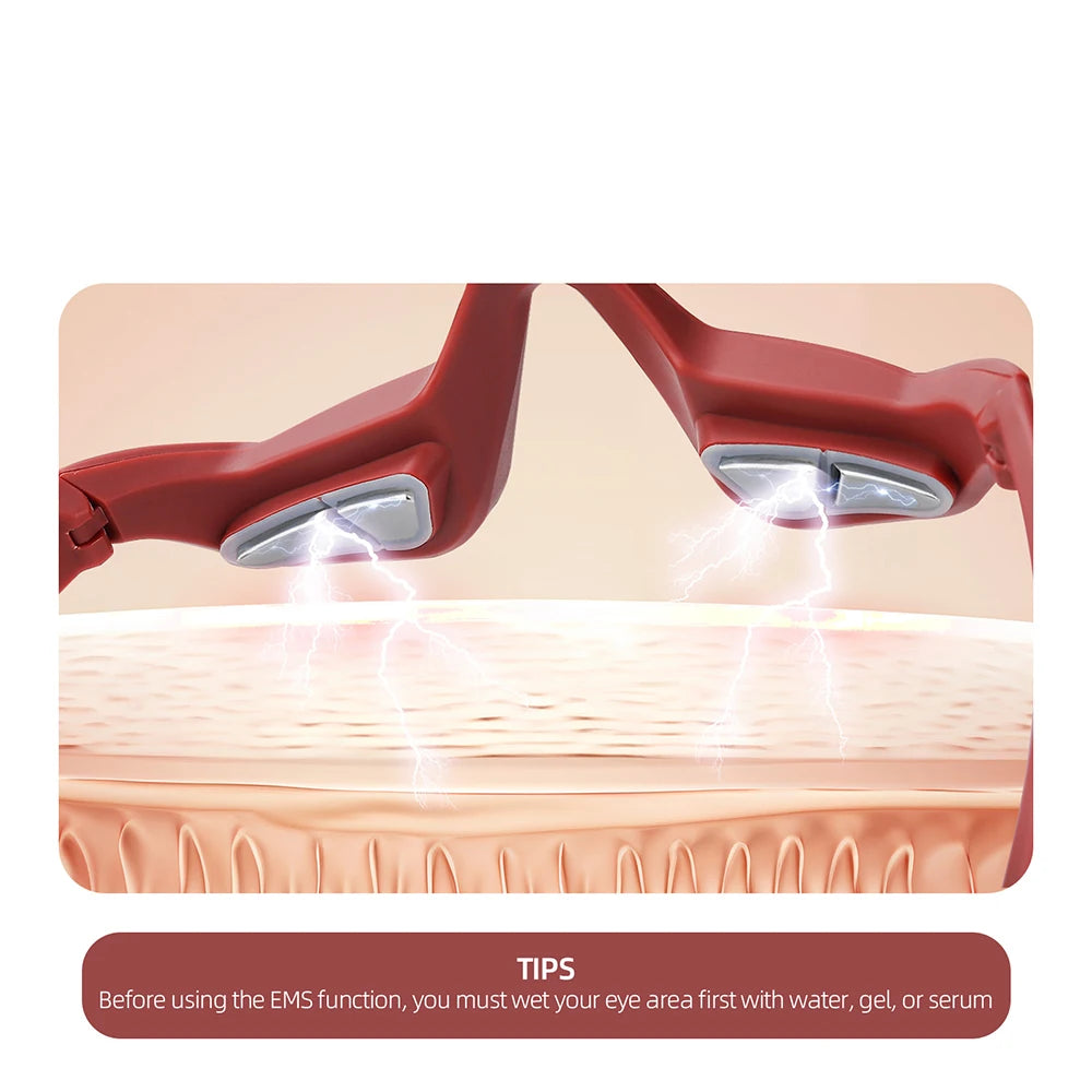 Eye Massager under-eyes Relax Fatigue Eye Glasses Lighten Dark Circles Smooth Eye Fine Line belleza Eye Care