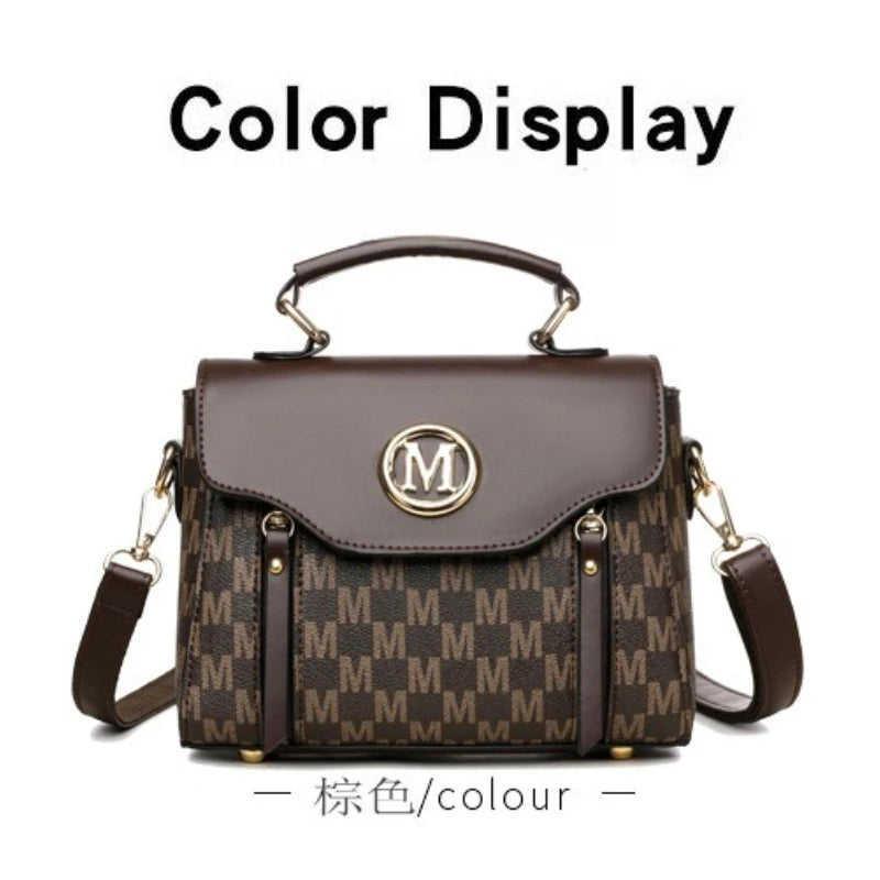 Fashion Women Handbag with Top Handle, Detachable Crossbody Strap,Flap Over Shoulder Purse,Classic Daily Commuter Bag for Dating