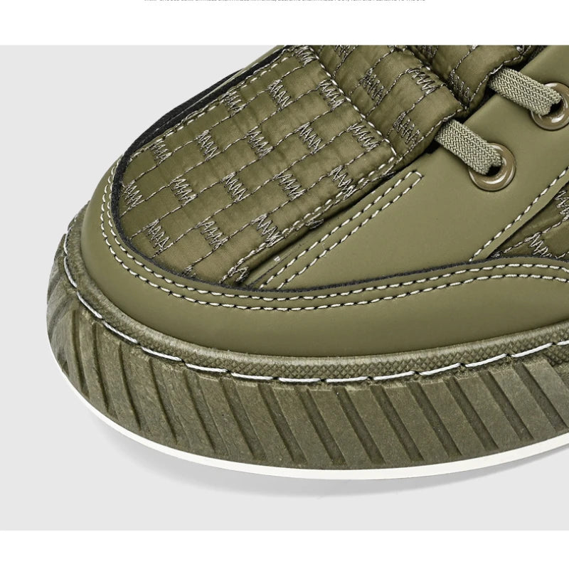 2025 New Fashion Platform Sneakers for Men Casual High-top Shoes Male Flat Non-slip Sport Running Shoes Man Spring Sneakers