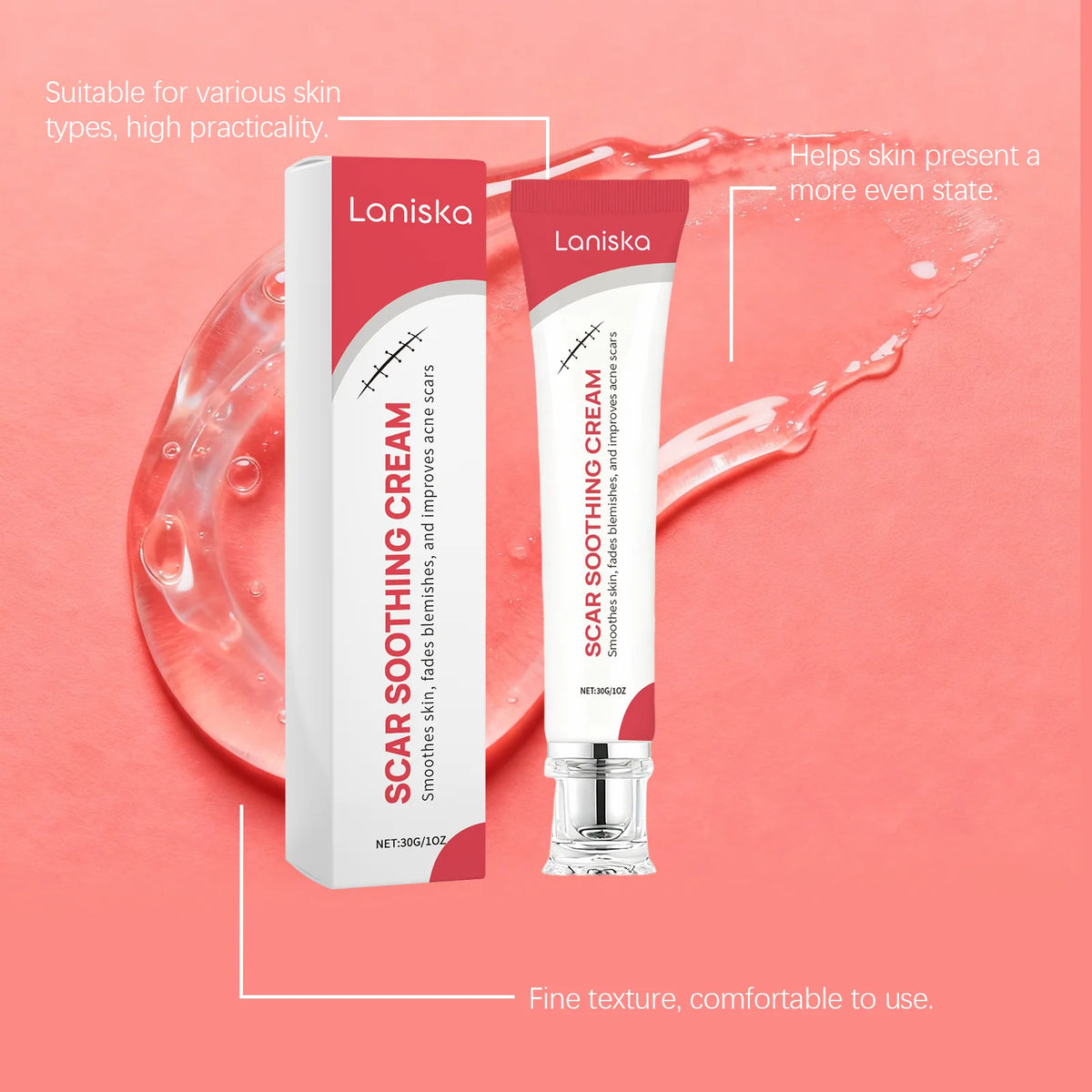 Skin Care CreamGentle Nourishing, Smoothing & Tender Body Care Cream for Daily Use, Moisturizing and Softening Skin