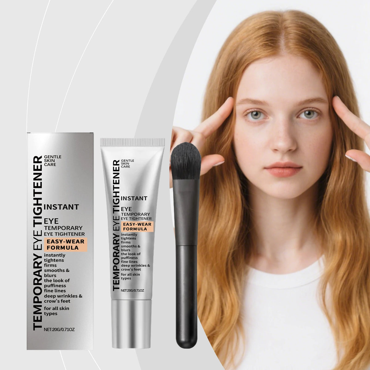 Eye Cream: Daily Gentle Care, Nourishes the Eye Area, Leaves Skin Plump & Tender, Hydrates – Eye Massage Care Cream