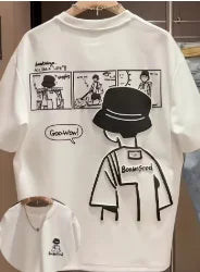 Men's Summer Short Sleeved T-shirt Trendy and Cool Print Versatile