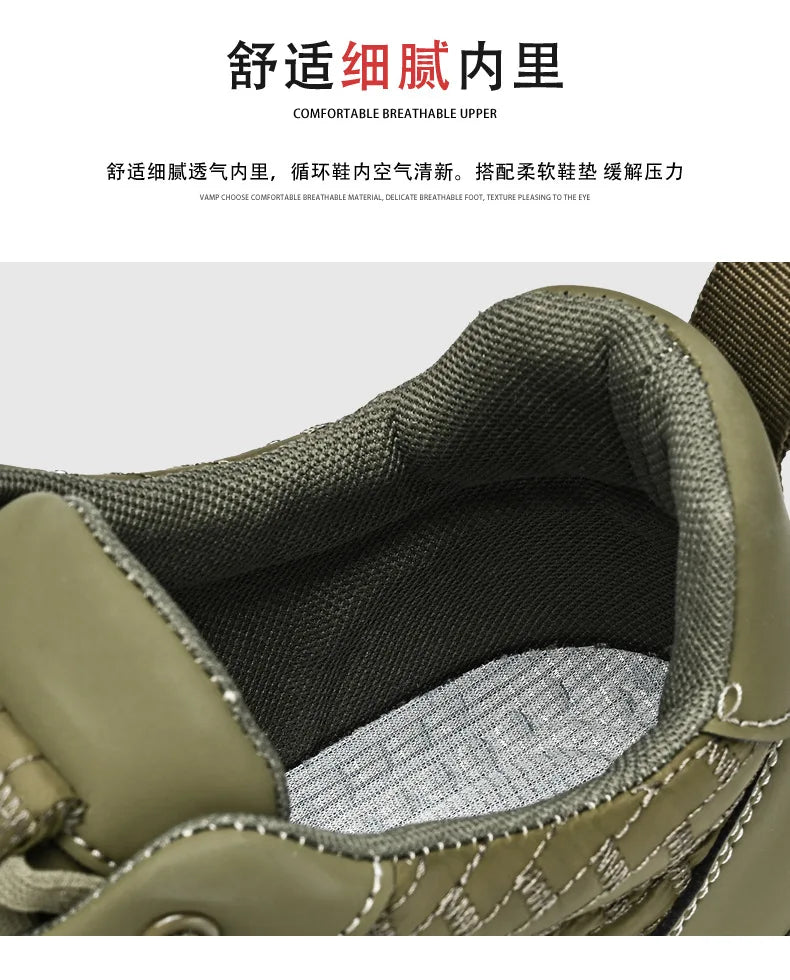 2025 New Fashion Platform Sneakers for Men Casual High-top Shoes Male Flat Non-slip Sport Running Shoes Man Spring Sneakers