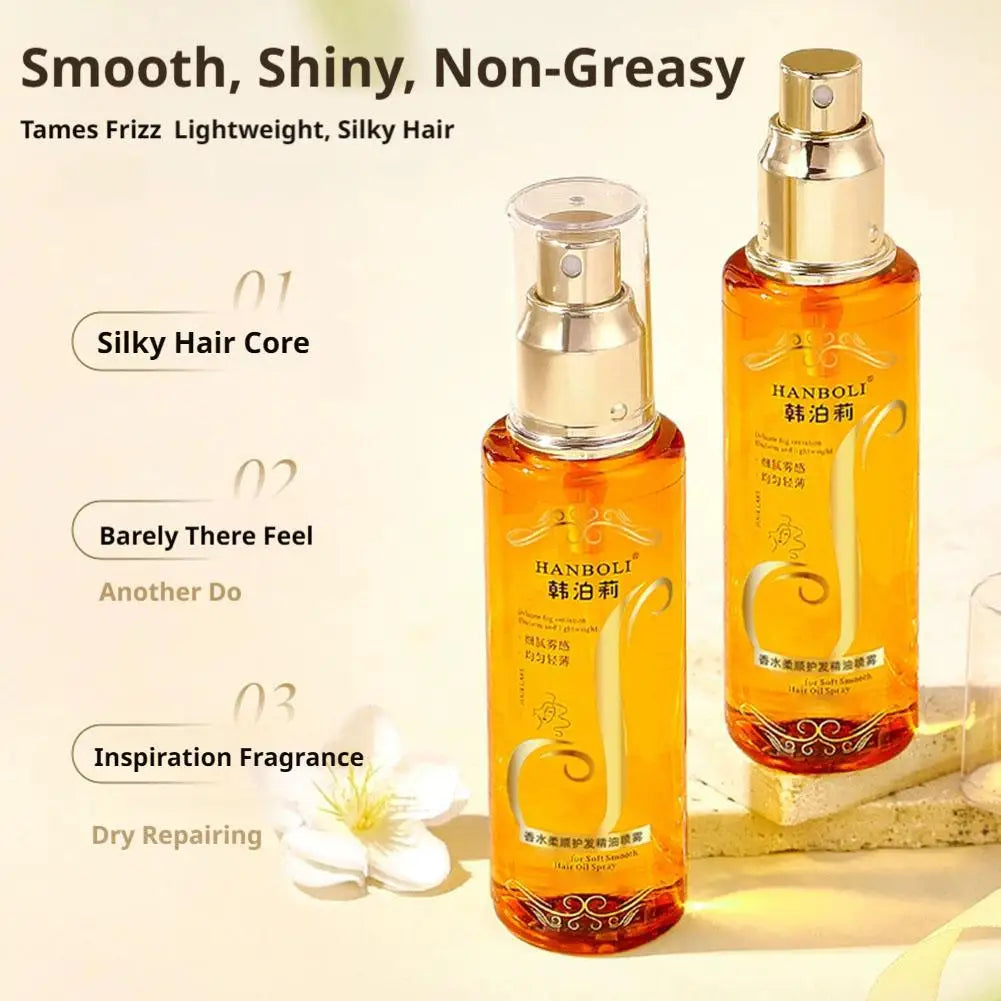 Haircare Essential Oil Hair Oil Spray Moisturizing Softening Essence Nourishing Hair No Wash Anti-dry Anti-static Hair Products