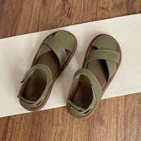 Flat Heeled Toe-Covered Sandals for Women,Casual Shoes