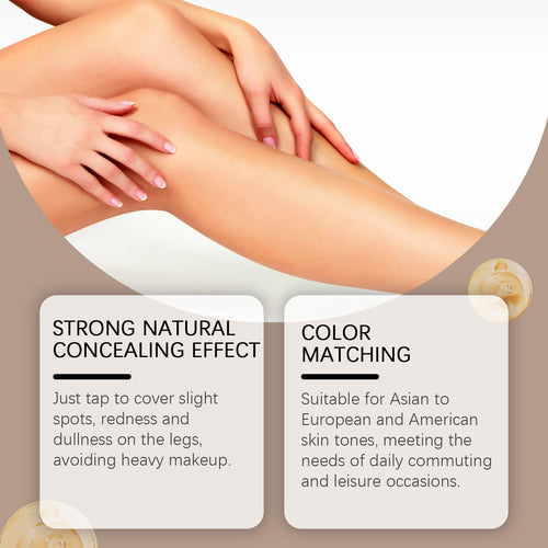 OceAura Leg Skin Tone Foundation, Summer Outdoor Beach Bronzer With Wheat Skin Tone Enhancement