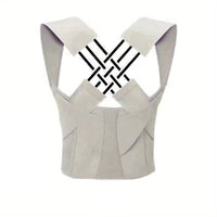 Posture Corrector for Men and Women, Invisible Shoulder Opening Back Support Belt, Anti-Slouching Posture Brace, Back Alignment Belt