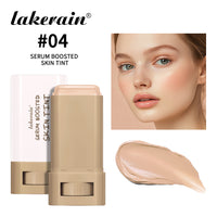 Lakerain Makeup Stick with Color Solid Essence, Long-Lasting Moisturizing Smooth Natural Bare Makeup Concealer Highlighter