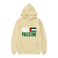 Print Hooded Sweatshirt Men's Fleece Warm Casual Sweatshirt Outerwear
