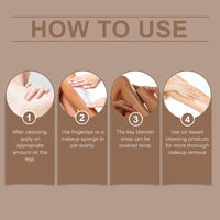 OceAura Leg Skin Tone Foundation, Summer Outdoor Beach Bronzer With Wheat Skin Tone Enhancement