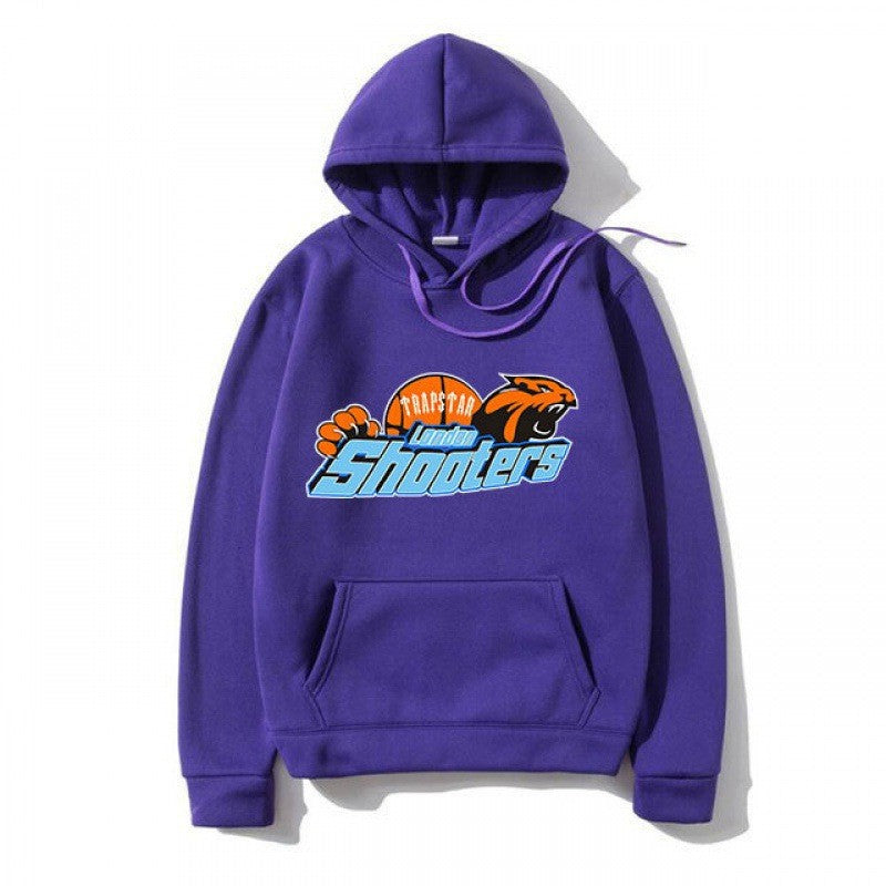 Hooded Sweatshirt Casual Loose Fit Long Sleeve Solid Color Pullover Top