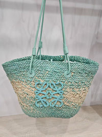 Straw beach bag