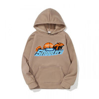 Hooded Sweatshirt Casual Loose Fit Long Sleeve Solid Color Pullover Top