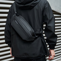 Chest bag men's small shoulder bag multifunctional trendy crossbody bag commuter mailman shoulder bag waist bag backpack