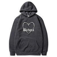 Letter Print Hoodie Casual Sporty Sweatshirt Loose Oversized Pullover Hooded Sweater