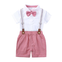 Baby boy overalls set
