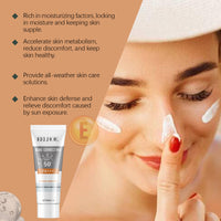 EELHOE Physical Sunscreen, Hydrating Sunblock Facial Skin Care Moisturizing And Nourishing Sunscreen