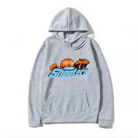 Hooded Sweatshirt Casual Loose Fit Long Sleeve Solid Color Pullover Top
