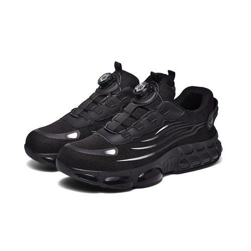 Mesh Knit Safety Work Shoes, Breathable and Comfortable, Puncture-Resistant Protective Footwear