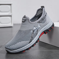 New Men's Casual Shoes, Comfortable and Breathable Sports Shoes, Slip-On Dad Shoes, Soft Sole Cloth Shoes