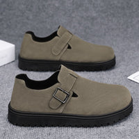 Thick soled height increasing board shoes for men