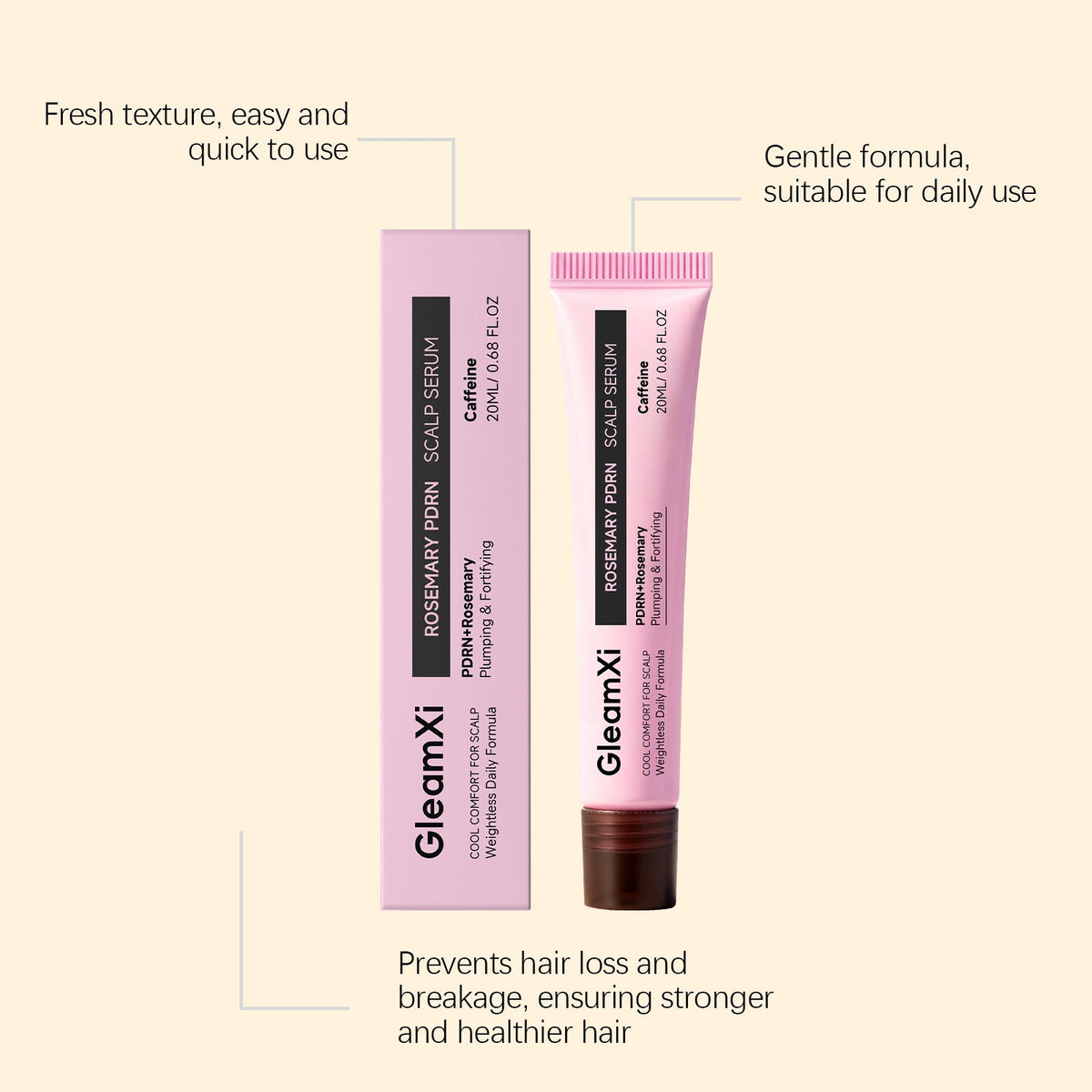 Scalp nourishing ball essence daily mild and refreshing moisturizing scalp soft hair essence