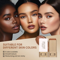 Lakerain Makeup Stick with Color Solid Essence, Long-Lasting Moisturizing Smooth Natural Bare Makeup Concealer Highlighter