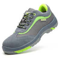 Men Suede Leather Safety Shoes